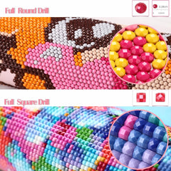 5D Animal Diamond Mosaic Horse Painting