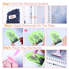 5D Animal Diamond Mosaic Horse Painting