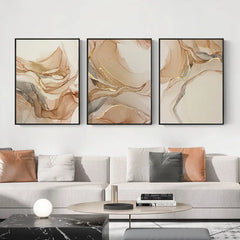 Abstract Marble Wall Art Set (3 Piece)