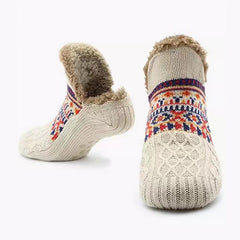 Nordic Plush Slipper Socks