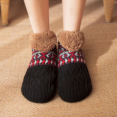 Nordic Plush Slipper Socks