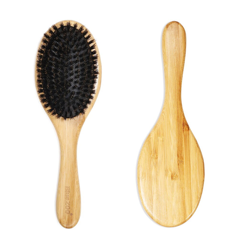Natural Bamboo Boar Bristle Hair Brush