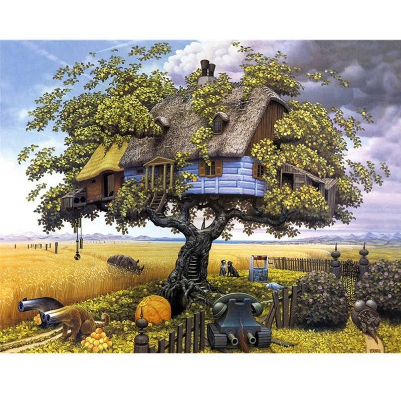 Treehouse Diamond Art