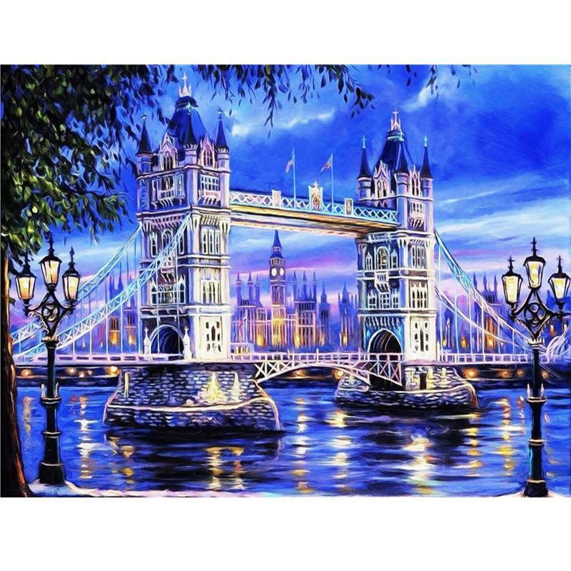 London Tower Bridge Diamond Art