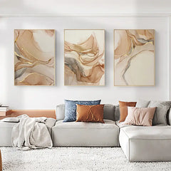 Abstract Marble Wall Art Set (3 Piece)