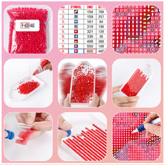 5D Moon Landscape Embroidery Diamond Painting Kit